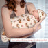 Qwalnely Cow Swaddle Blanket with Hat for Baby, Swaddling Highland Cow Baby Stuff