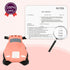 2 3 4 INPANY Bouncy Horse, Pink Car Hopper Toys, Toddler Ride-On Car, Inflatable Kids Hopping Toys, Bouncing Buddies