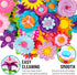 FUNZBO Flower Garden Building Toys for Girls, Toddler Toys for 3-7 Year Olds, Stacking Toys for Outdoor Play