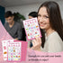 Pajama Party Bingo Game for 24 Players, Sleepover Bingo Cards Set for Family Activity, Holiday Supplies.