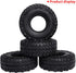1.9 Crawler Tires with Foam Inserts for Traxxas TRX-4, Axial SCX10 II III, 1/10 RC Rock Crawler Car