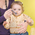 Accmor 5 Pack 6-36 Long Sleeve Bibs, Baby Smock Waterproof Sleeved Bib Smock for Baby Toddler Months