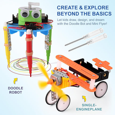 6-12, 6 7 8 9 10 11 12 13 STEM Kits for Kids Ages Science Kits for Kids,DIY STEM Gifts Toys for Year Old Boy Birthday