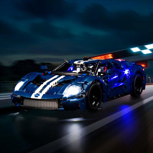 Upgraded Light Kit for Lego Technic 2022 Ford GT 42154 Car Model, Lights Decoration (Model Not Included)