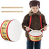 Kids Drum Set, 7.87 in Wooden Toy Drum with Adjustable Strap, Educational Sensory Musical Instrument for Toddlers
