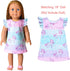 Girls' Matching Nightgowns & Doll Pajamas - Flutter Sleeve Princess Sleepwear