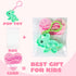 28 Packs JOYIN Valentine's Day Gift Cards with Pop Fidget Keychain Toys, Dinosaur Stress Anxiety Relief Fidget Toys