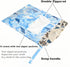 TSD 2-Pack Baby Wet Dry Bags Waterproof Reusable Diaper Bags with Two Zippered Pockets Travel Beach Pool Gym and Yoga