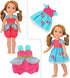 SOTOGO 11 Sets American Wellie Doll Clothes - Outfits for 14 to 14.5 Inch Dolls, Dresses, Pajamas, Swimsuit