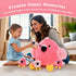 Tummy Mommy 4 Tezituor Pink Flamingo Stuffed Animal,Easter Valentines Gifts Flamingo Plush for Girls Kids Toddlers