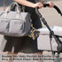 PYBUG Baseball Round Pacifier Storage Case, Polyester & TPU Lined with Hook Buckle, Pacifier Container Box for Baby