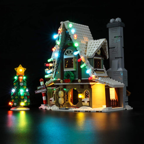 LIGHTAILING Light Set for Elf Club House Building Blocks Model - LED Light Kit Compatible with Lego 10275