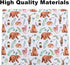 Jola's House 4 Pack Set Woodland Forest Animals Wood Neutral Unisex Fitted Baby Crib Sheets for Baby Boys or Girls