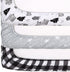 The Peanutshell Mini Crib Sheet Set: 3 Pack for Pack n Play, Playard, Playpen, Mini Crib - Woodland Animals Multiuse