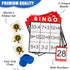 Set, Assistex Large Print Bingo Cards for Seniors - Double-Sided Jumbo Bingo Cards with Complete Fun Elderly Card