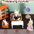 200 Pcs Miniature Dollhouse Flooring, 1:12 Scale Wooden Floor Boards for Model Decor (Brown)