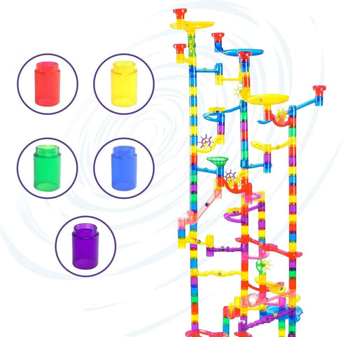 30pcs Set 4+, Marble Genius Tubes, Marble Run Accessory for Kids Ages Fun Building & Learning Educational Construction