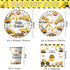 96PCS 24 Construction Birthday Party Supplies,Construction Party Decorations Includes Plates, Cups, Napkins, Truck