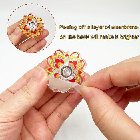 52pcs Mini Fidget Spinners Toys, Easter Basket Stuffers, Easter Gifts for Kids, Anxiety Stress Relief Sensory Toys