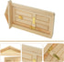 Wooden Dollhouse Door Dollhouse Door 1 12 Scale, Mini Wooden Door, Dollhouse Front Door 1 12 Scale, Mini Wooden Door for Dolls DIY Dollhouse Furniture Accessories 1:12 Wood Door