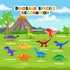 Dinosaur Toys for Kids 3-5, Wooden Stacking Montessori Toys, Balance Competition Game for Family Birthday Gifts