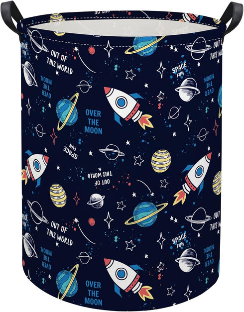 HIYAGON Kids Laundry Basket Baby Hamper for Nursery Boys Kids Hamper Cute