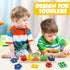 Daisiki 1 2 3 1-3 1-3 Montessori Toys for Year Old Girls Boys, Wooden Sensory Toys for Year Old Birthday Gifts
