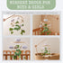 Moyii Baby Crib Mobile for Nursery - Handmade Felt Dinosaur Hanging Mobile - Green Dino Ceiling Decor for Boys Girls