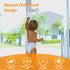 6 Pack Child Proof Sliding Door Locks for Kids Safety - Window Locks for Sliding Closet and Glass Doors