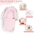 Infant Car Seat Insert, Baby Car Seat Head & Body Support with Strap Pads, Soft Newborn Preemie Carseat Insert Cushion