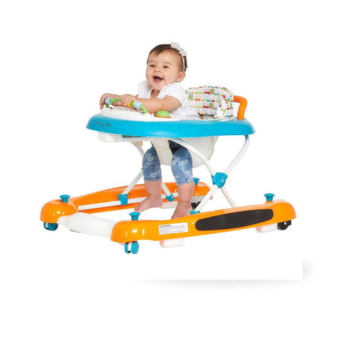 Dream On Me Go-Getter Baby Walker and Walk Behind Walker, Adjustable Seat