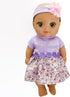 Baby Doll Clothes - 6 Sets of Dresses for 10-12 Inch Dolls with Accessories
