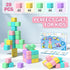 1.34in 1-3, 3+ Magnetic Blocks for Toddlers, Macaron Magnetic Building Cubes for Kids Ages Stem Preschool Stack