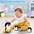 6-12 Tummy 6 7 8 9 10 11 1 Baby Toys Months, Musical Penguins Crawling Infant Toys, Early Learning Toy for Time