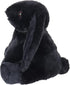Apricot Lamb Toys Plush Bunny Rabbit, Stuffed Animal with Fluffy Soft Ears (Black, Small-8")