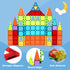 OugerToy 104PCS 3-9, Magnetic Building Tiles, STEM Educational Stacking Blocks, Construction Toys for Kids Ages