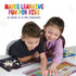 merka Placemats for Kids, 4 Pack Educational Mats for Dining Table, Non-Slip, Washable, Learning US Presidents & USA Map