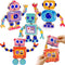 Robot Toys for Kids 3-5,Montessori Wooden Learning Toy with Take Apart Features