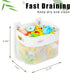 Quick Scoop Baby Mesh Bath Toy Storage, Large Opening Bath Toy Organizer for Toddlers, Gift Bathtub Toy Holder