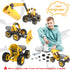 10 in 1 Kids STEM Building Toys Set - Electric Construction Excavator Kit for Boys 5-8 Years Old, Educational Fun