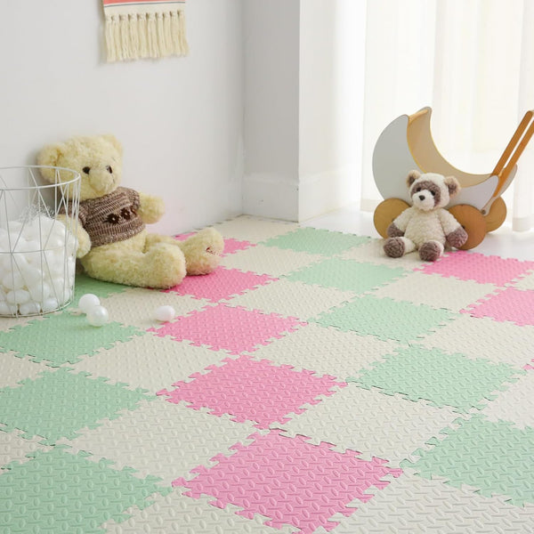 Foam Play Mat for Baby, 0.4 Inch Thicked Interlocking Floor Mats with