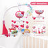 Pack YUNGCHI Baby Mobile for Crib with Crib Toys Music and Lights for and Paly Crib Musical Carousel Mobile Baby Mobile