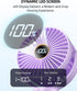 360 3-Speed, buywoo Portable Stroller Mini Fan, Small Rechargeable Personal Fan, Travel Essentials for Baby, Wagon, Car