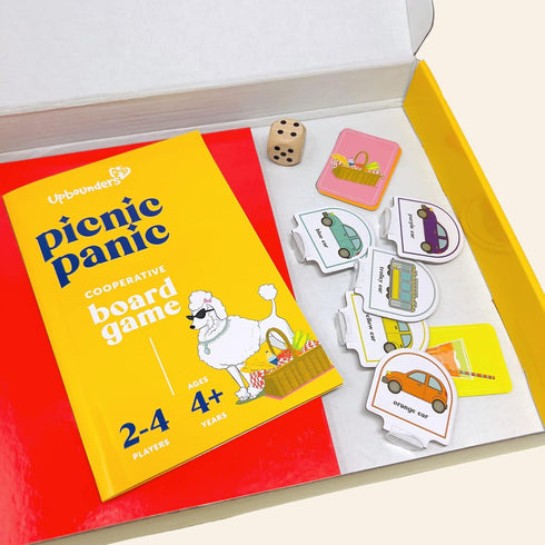 Picnic Panic Board Game for Kids 4-6 - Easy Cooperative Game about a Fun Cookout