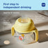 (1 Count), 4+ MAM Starter Cup Sippy Cup, Drinking Cup With Extra-Soft Spill-Free Spout and Non-Slip Handles, For Girls