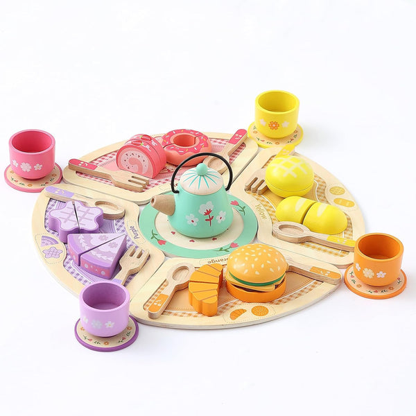 JAUNTY Tea Party Set Toy for Girl 3 4 5 Years Old,
