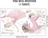 ROFARSO Cute Colorful Wall Stickers for Kids, Removable Decals for Nursery Baby Girls Bedroom Playroom (Ballet Girl