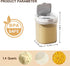 go-1300ml Powder(44oz) Formula Container to Travel Dispenser BPA Free Airtight Container with Spoon & Layered