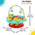 3-in-1 6 Bright Starts SuperSeat Playful Paradise, Baby Activity Seat with Toys, Snacking Tray, Booster Seat, BPA Free