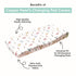Rainee Premium Knit Diaper Changing Pad Cover by Copper Pearl